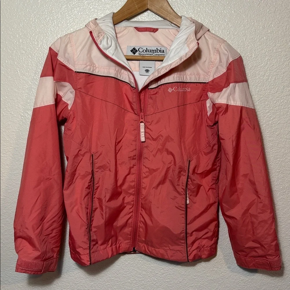 Columbia Girls Pink Lightweight Jacket Size 10/12 | outdoor | hiking | camping